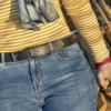 Ceinture boucle carrée